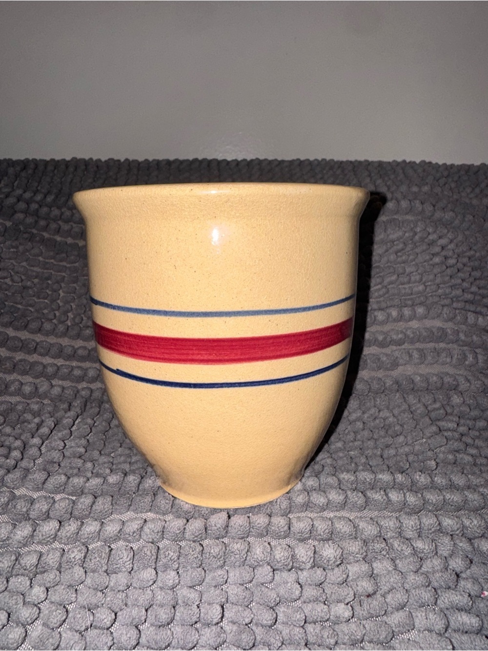 Vintage R.R.P. Co. Roseville Ohio Stoneware Crock | Farmhouse Kitchen Crock - Picture 6 of 11